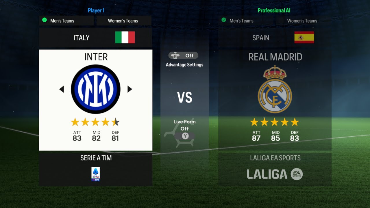 INTER  vs  REAL MADRID