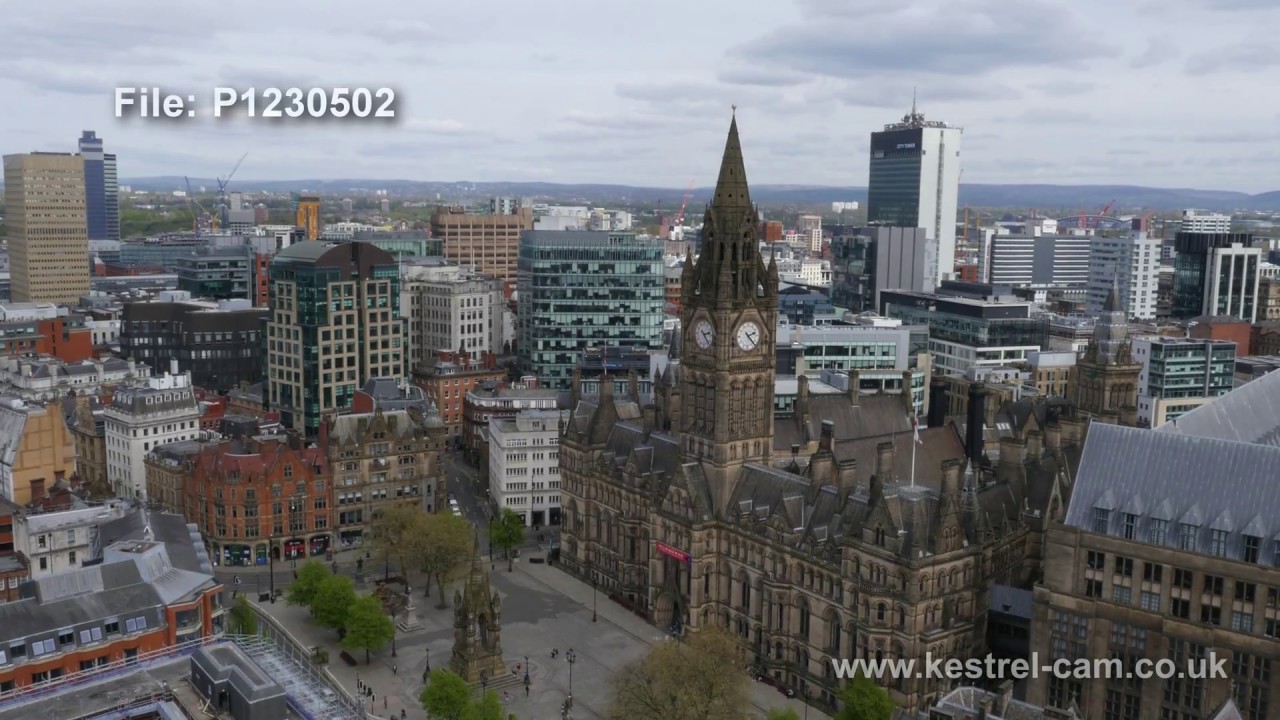 Manchester City Centre Drone Video 3