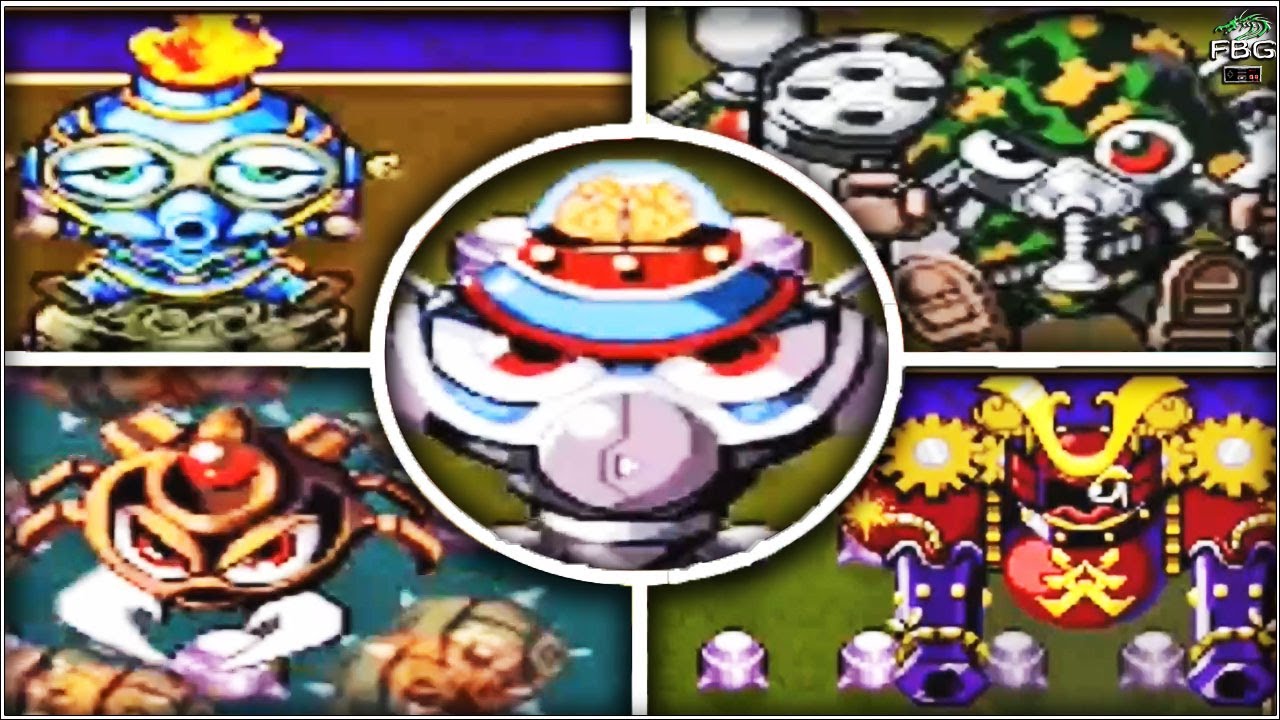 Super Bomberman 4 - All Bosses