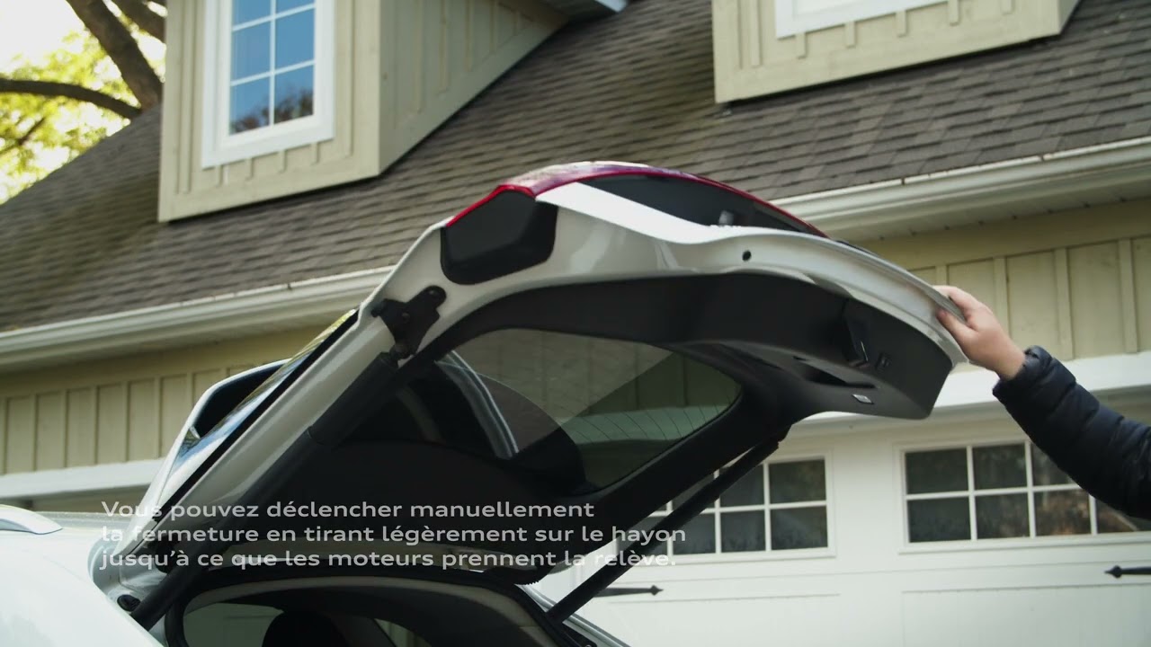 Utiliser le hayon &agrave; commande &eacute;lectrique de votre Audi