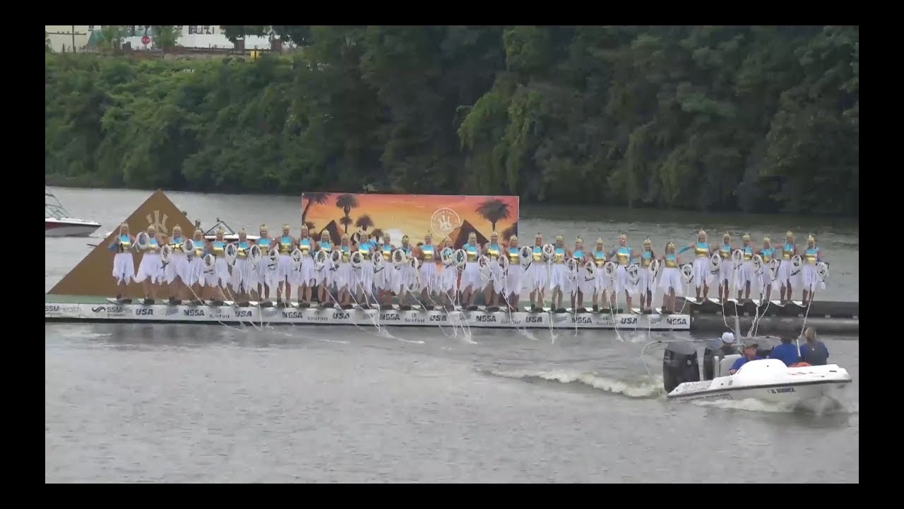 The Wonder Lake Water Ski Show Team at the 2025 Show Ski Nationals