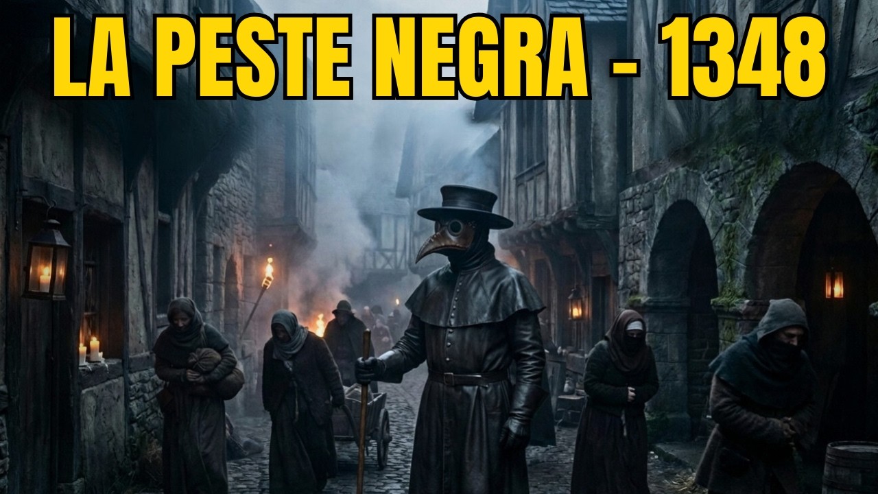 Así fue La Peste Negra en el siglo XIV (recreación con IA)