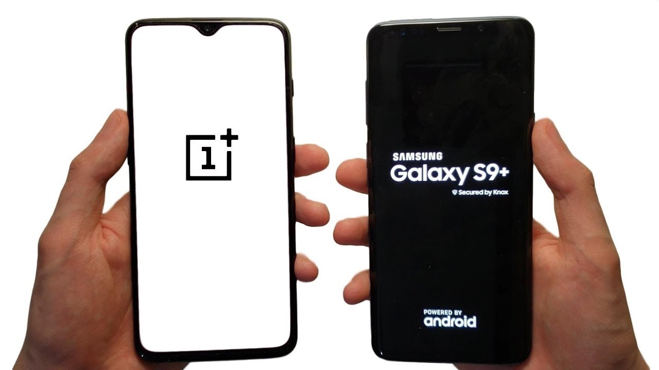 OnePlus 6T vs Samsung Galaxy S9+ Speed Test & Speakers!