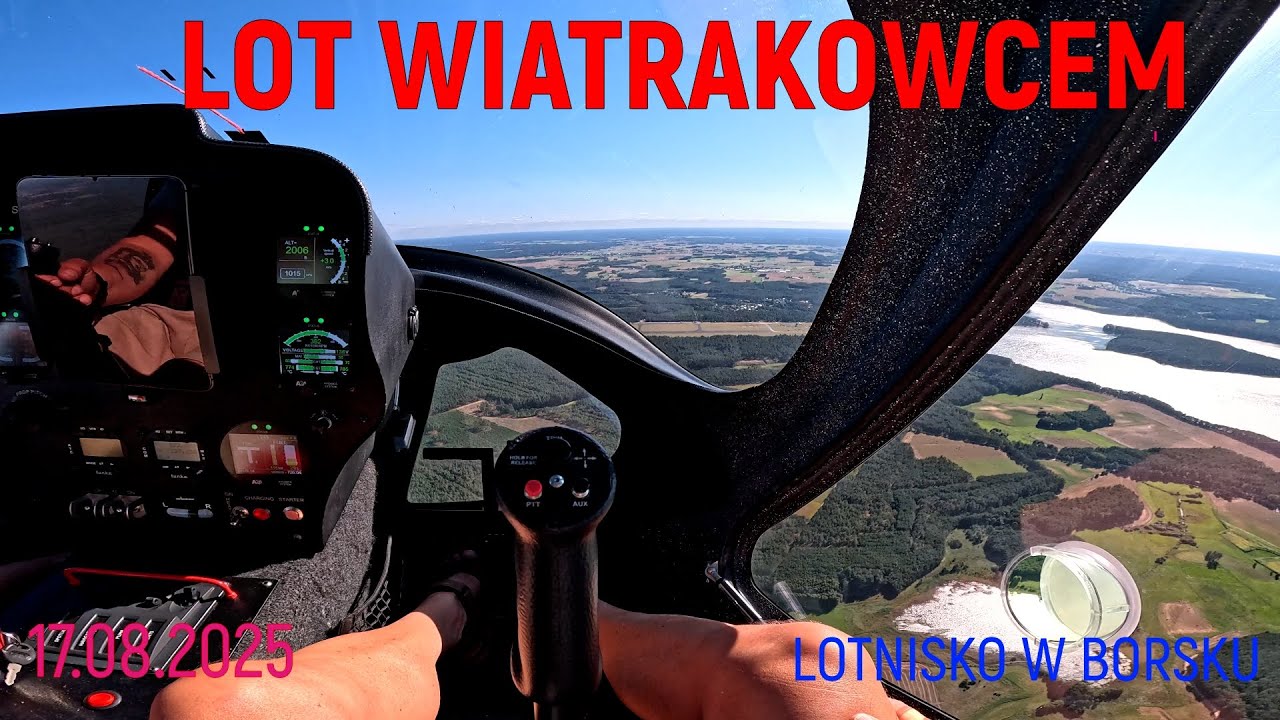 LOT WIATRAKOWCEM LOTNISKO W BORSKU 17.08.2025
