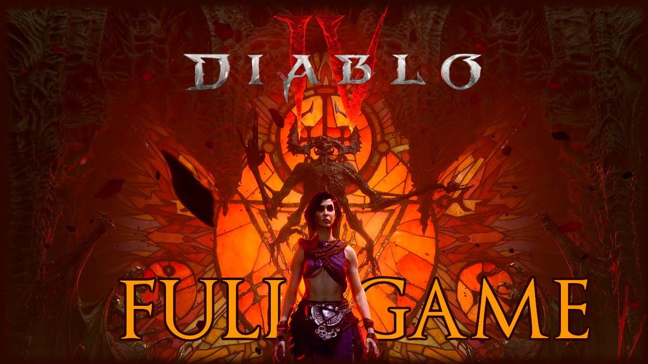 Diablo 4 - Longplay Full Game Walkthrough [No Commentary] 4k