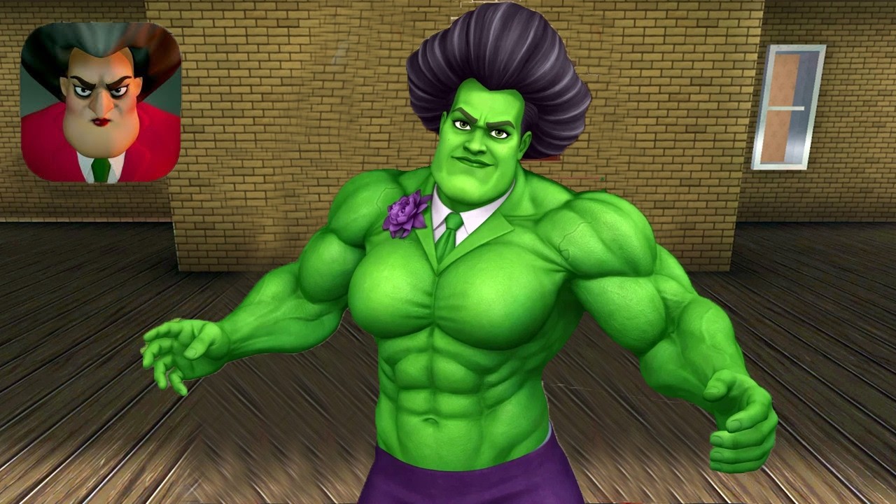 Scary Teacher 3D New Teacher Hulk Update Part 133 Gameplay Walkthrough (IOS ANDROID)