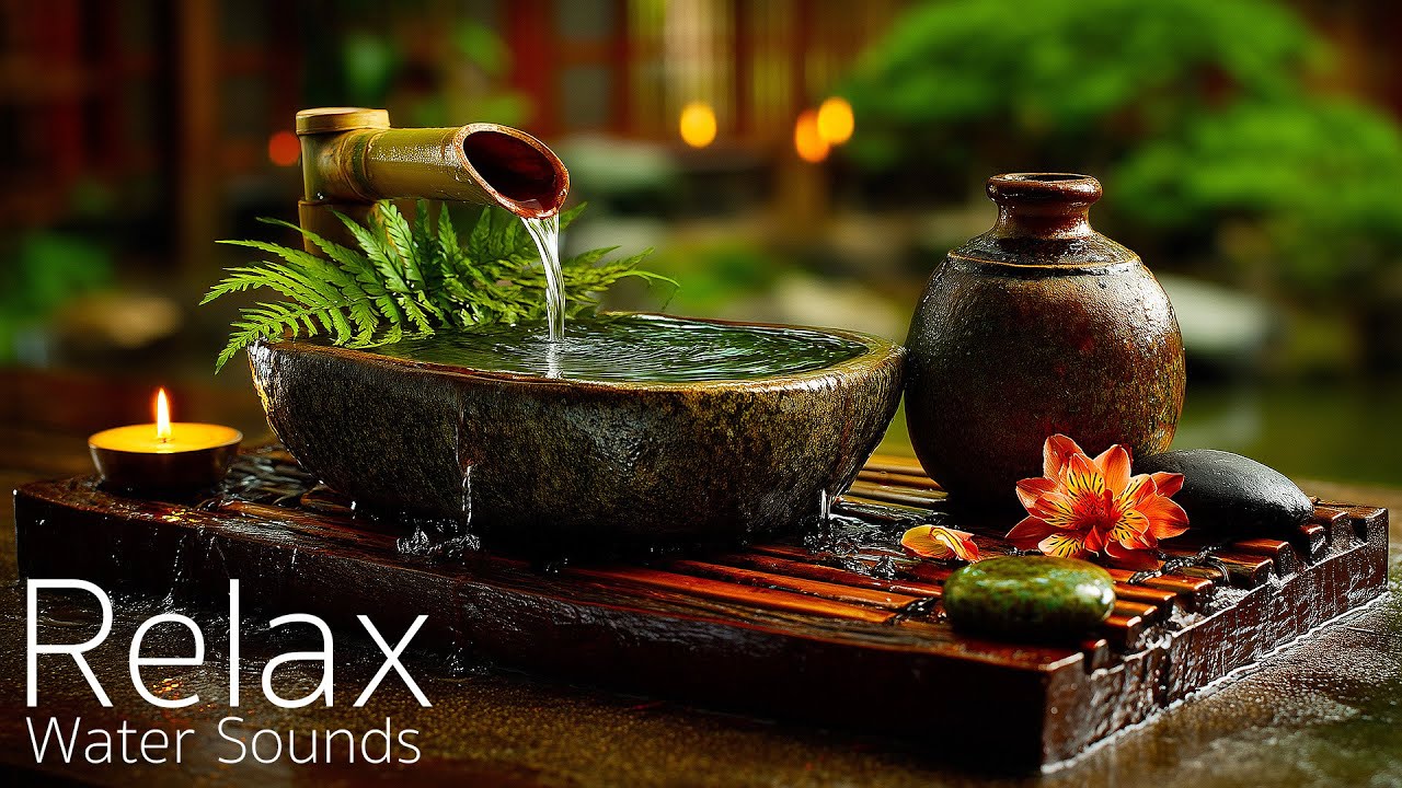 Soothing Relaxing Music & Water Sounds 🍃 Peace of Mind, Anxiety Relief