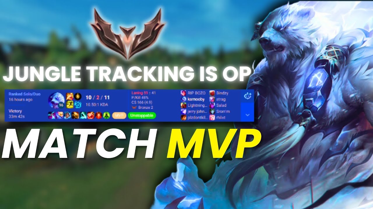 pov: you just learned how to jungle track and MVP'd your game