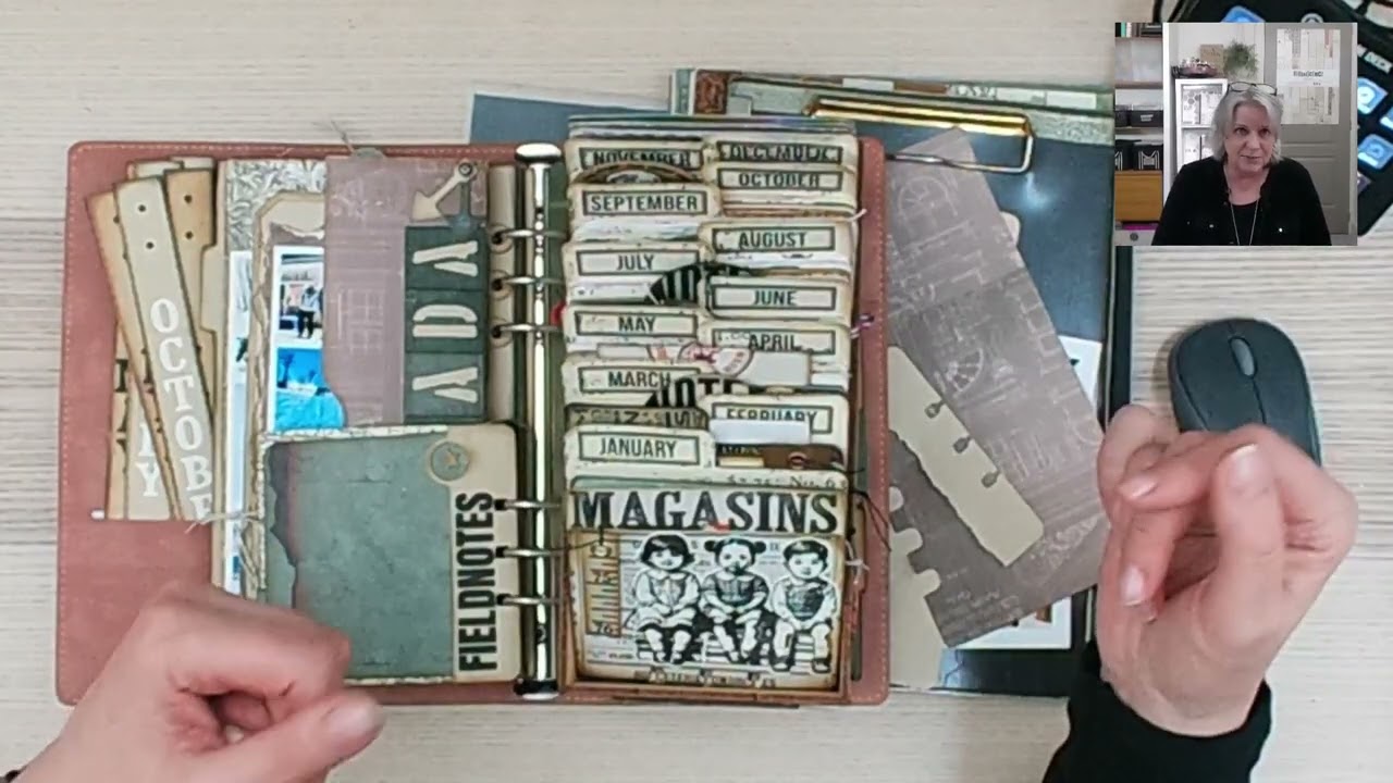 🎬 Mini Scrapbooking with the ECD Planner Card Collection | Live Replay with Esther Glas! 📖✨
