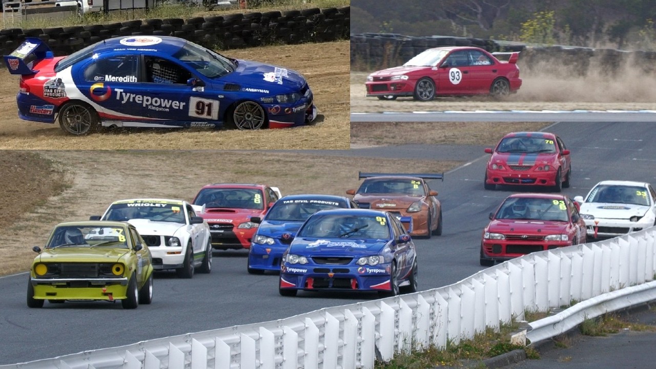 Highlights Sports GTB Races 1 & 2 Round 1 TCRC Baskerville 2026 great racing & offs SR20 Datsun 120Y