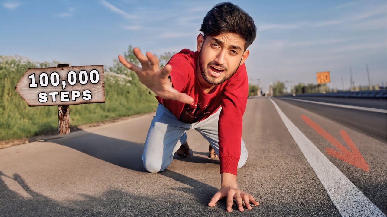 Walking 100,000 steps in 24 hours challenge