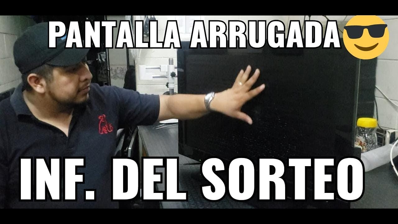 PANTALLA SONY ARRUGADA sorteo navideño tome nota