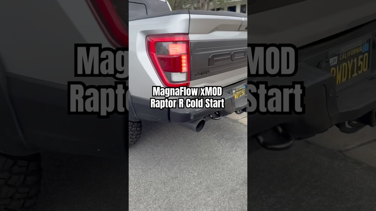 720 horsepower Raptor R is breathing through a #MagnaFlow xMOD Series Exhaust system (Part #19651)