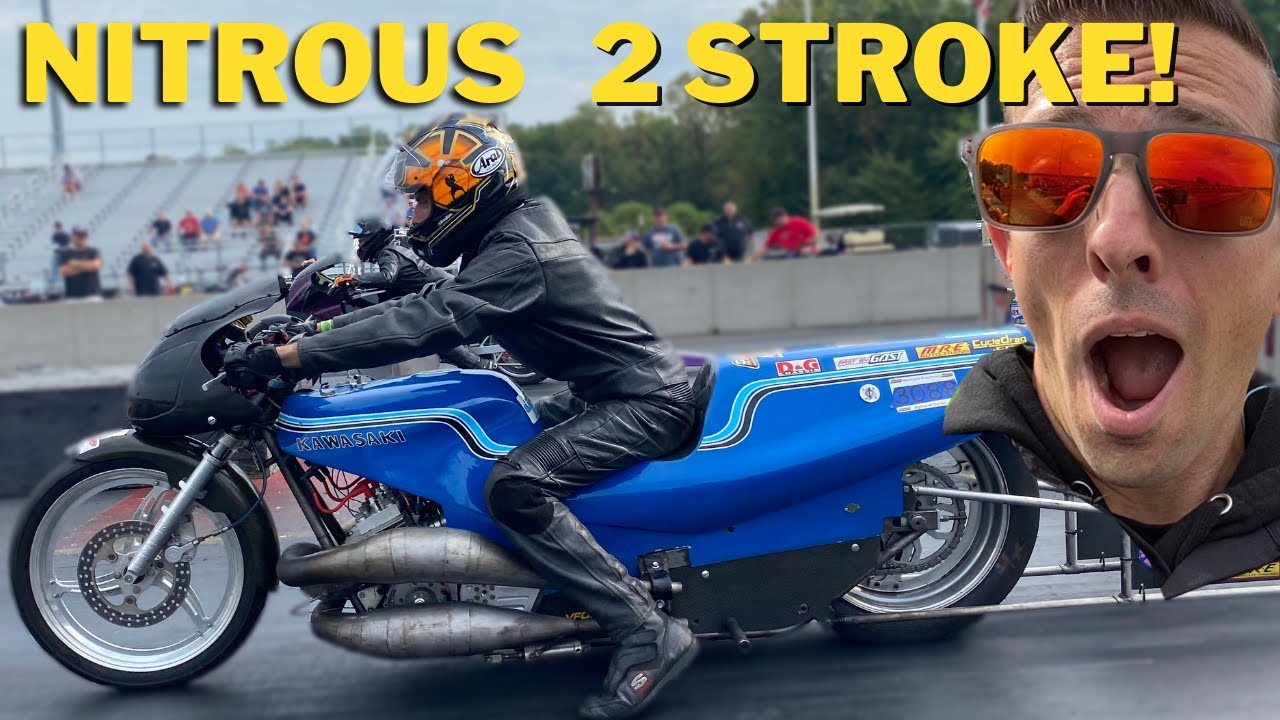 The EAR SPLITTING SOUND of a NITROUS TWO STROKE!