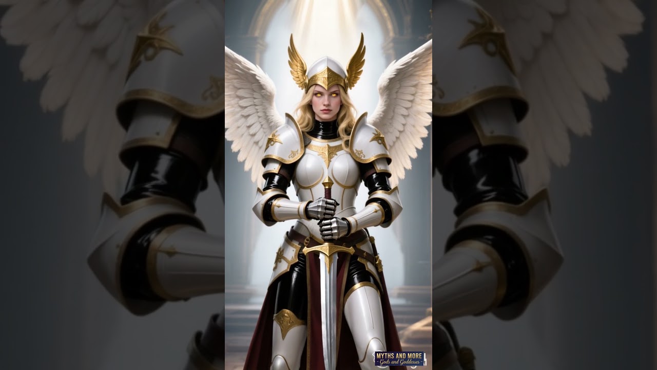 ⚔️ Angelic Warrior &ndash; Guardian of Light | Epic Fantasy Legend #mythology #norsemythology #aiart
