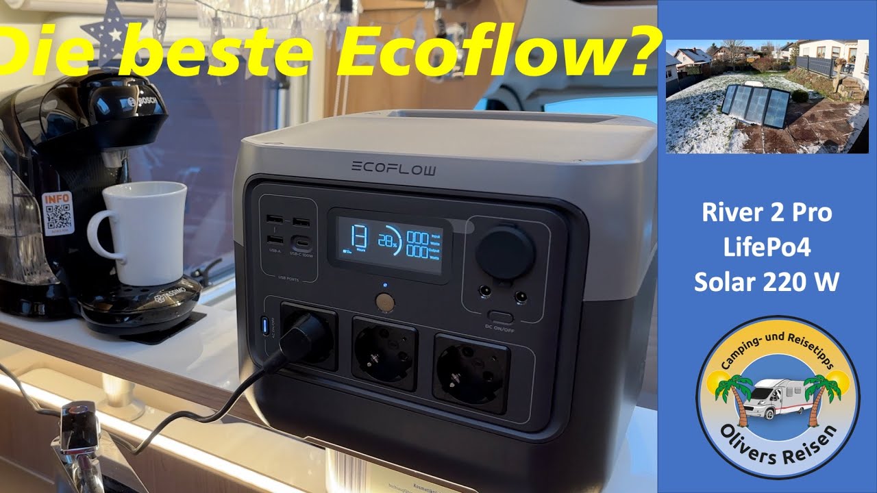 EcoFlow River 2 Pro und Solarpanel -  Neuheit 2023