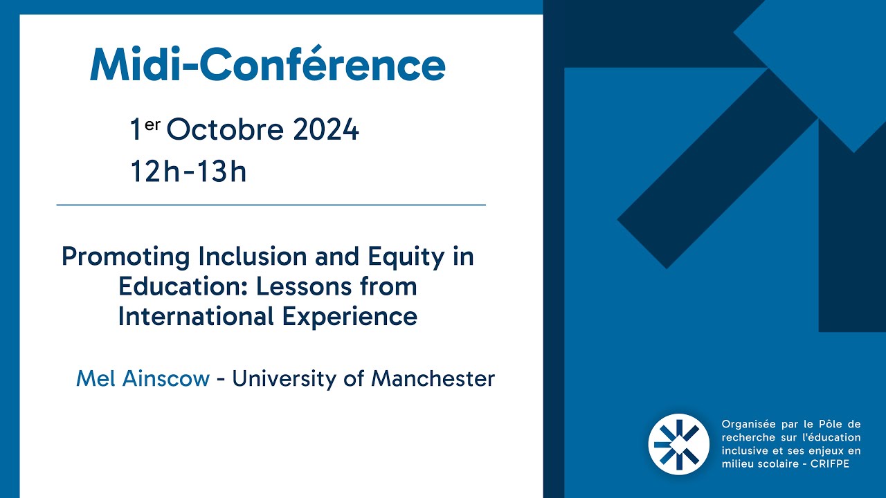 Promoting Inclusion and Equity in Education: Lessons from International Experience