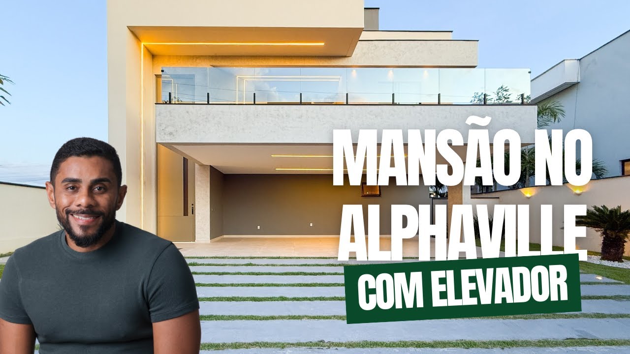 ALPHAVILLE | MANSÃO COM ELEVADOR POR R$6.6 MILHÕES EM SÃO LUÍS - MA.