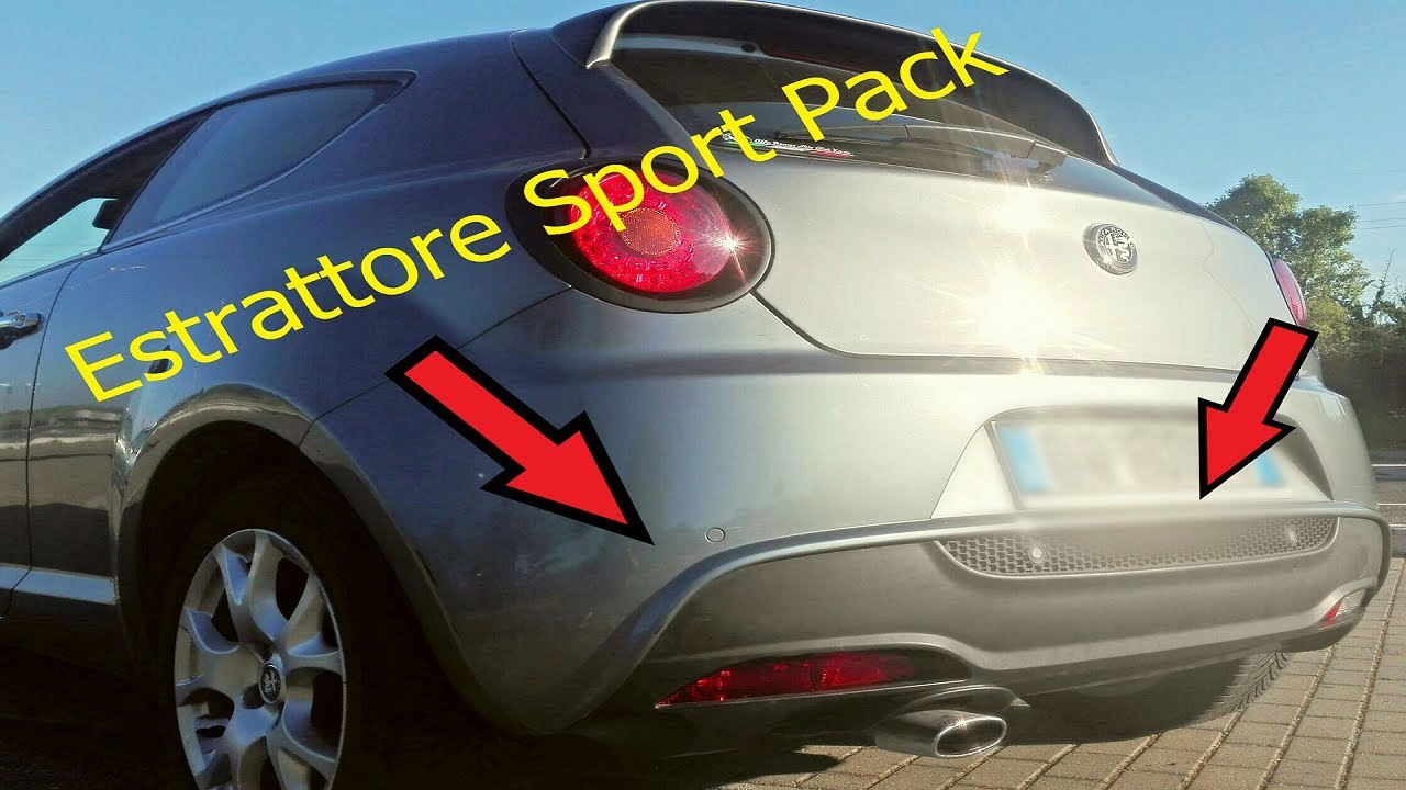 Montaggio sottoparaurti SportPack Alfa Romeo MiTo [Progetto Estrattore GTA Replica]