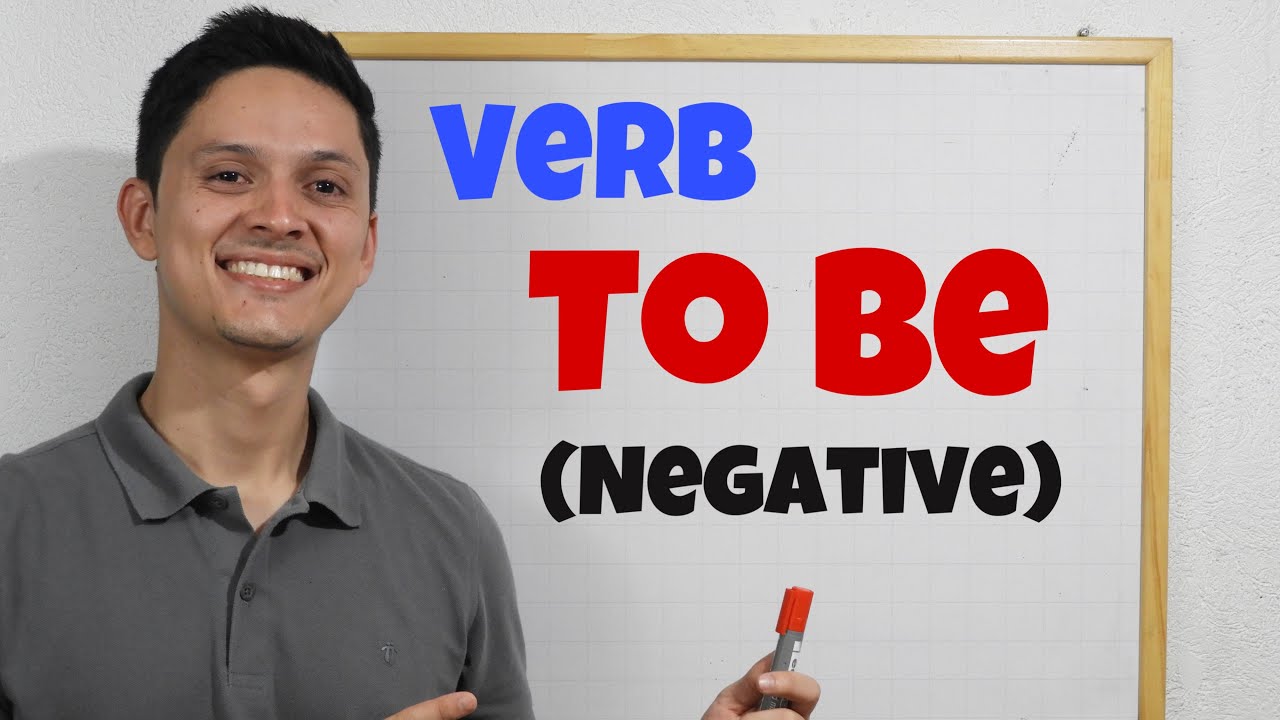 ¡Diciendo “no” en Inglés! Aprende la forma negativa del verbo “to be”