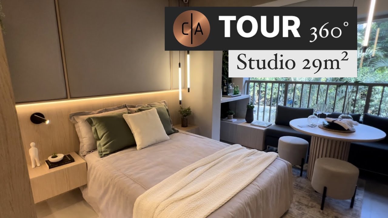 Studio Decorado 29m²