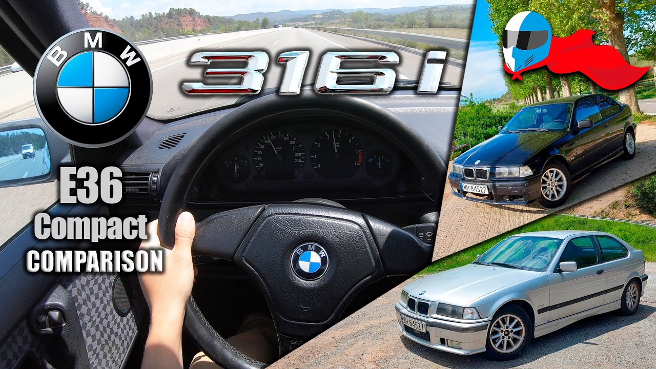 1999 BMW 316i E36 Compact (77kW) POV 4K [Test Drive Hero] #136 ACCELERATION, ELASTICITY COMPARISON