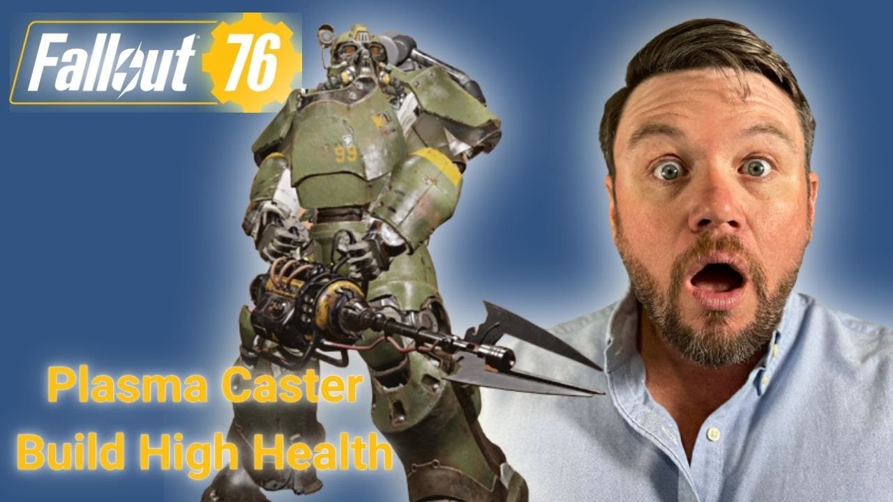 Fallout 76 End Game Plasma Caster Build PA Full health.