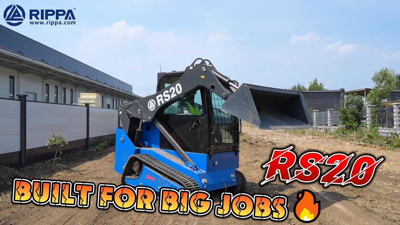 Rippa RS20 Skid Steer Loader – Heavy Duty Power & Ultimate Efficiency!#rippa #skidsteer