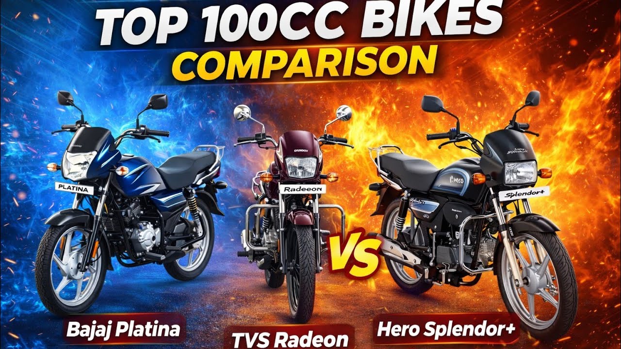 Detailed Comparison of Best 100CC Bikes In 2026 🔥 | RSB Automobile 