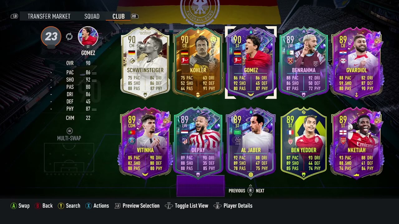 My club tour in Fifa 23 (Only Specials and loans)