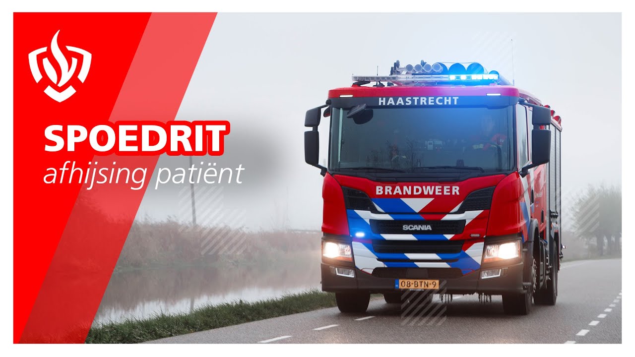 Prio 1: Afhijsing patiënt - spoedrit naar Polsbroek | Brandweer Haastrecht
