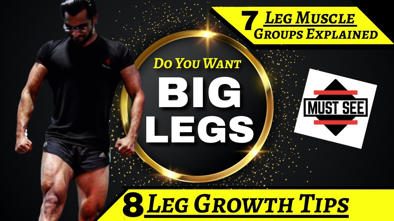 8 Leg Muscles growth Tips || All Leg Muscle Groups explained (हिंदी में)