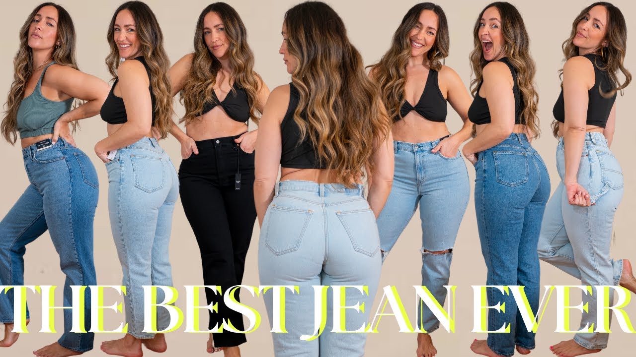 THE BEST JEANS FOR CURVY BABES EVERRRR | Same Pant, Different Washes | Curvy Size 8/10