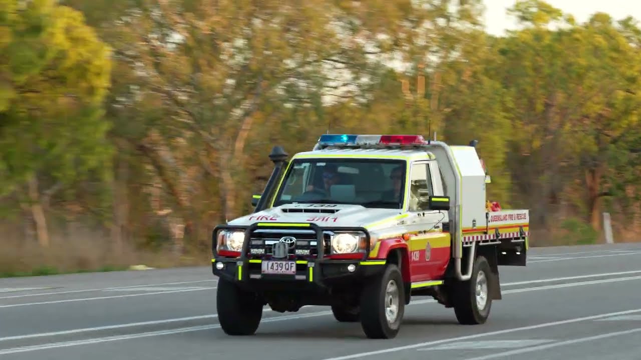 QFRS 228B-228Y Responding to a Vegetation Fire.