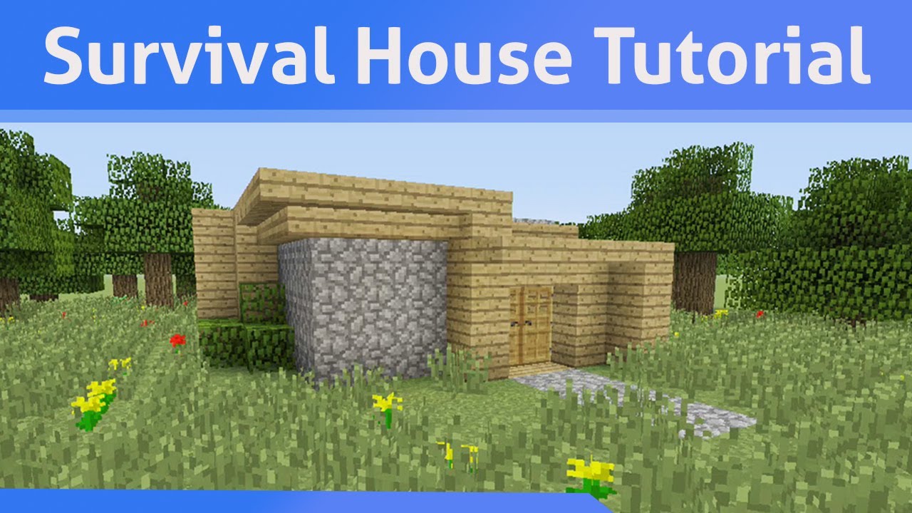 Small Survival House Tutorial Minecraft Xbox 360/PS3/Xbox One/PS4/PE/PC/Wii U