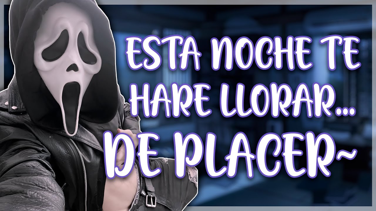 Tu AMIGO CON DERECHO se DISFRAZA de GHOSTFACE y te ESPOSA a la CAMA 👻💦  ASMR Roleplay