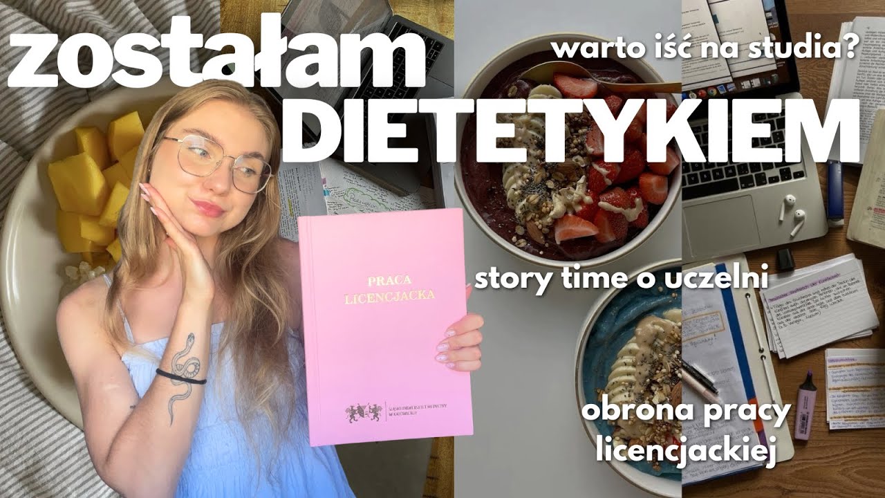 SKOŃCZYŁAM STUDIA! 👩&zwj;🎓✨ / dietetyka / jak wygląda obrona / praktyki studenckie / moje doświadczenia