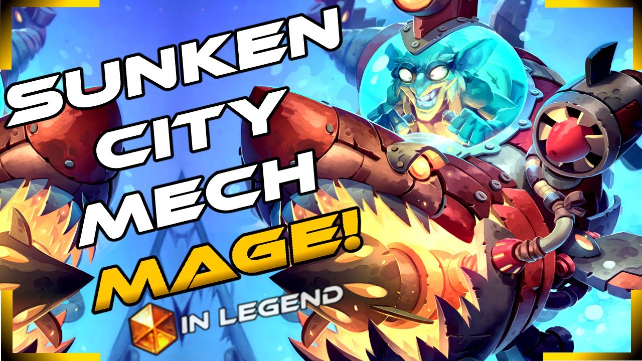 Mech Mage In Legend! - Voyage To The Sunken City - Hearthstone 2022