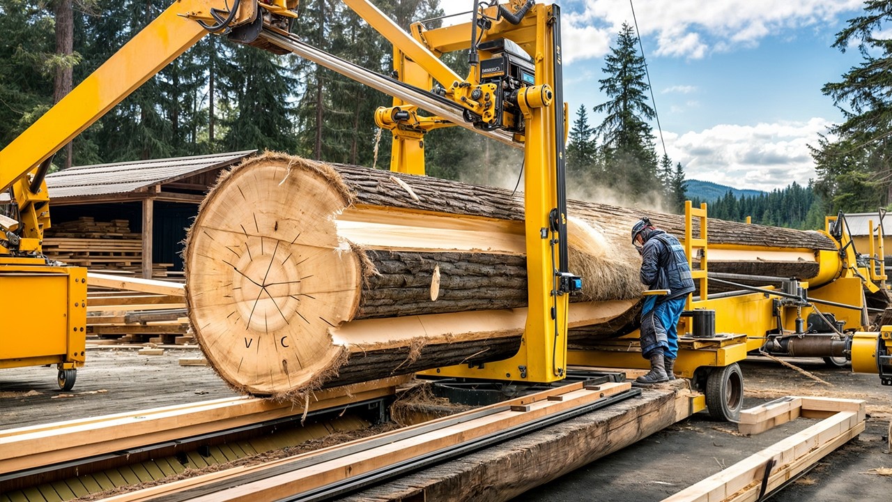 World’s Fastest Sawmill Machines in Action►Part 2