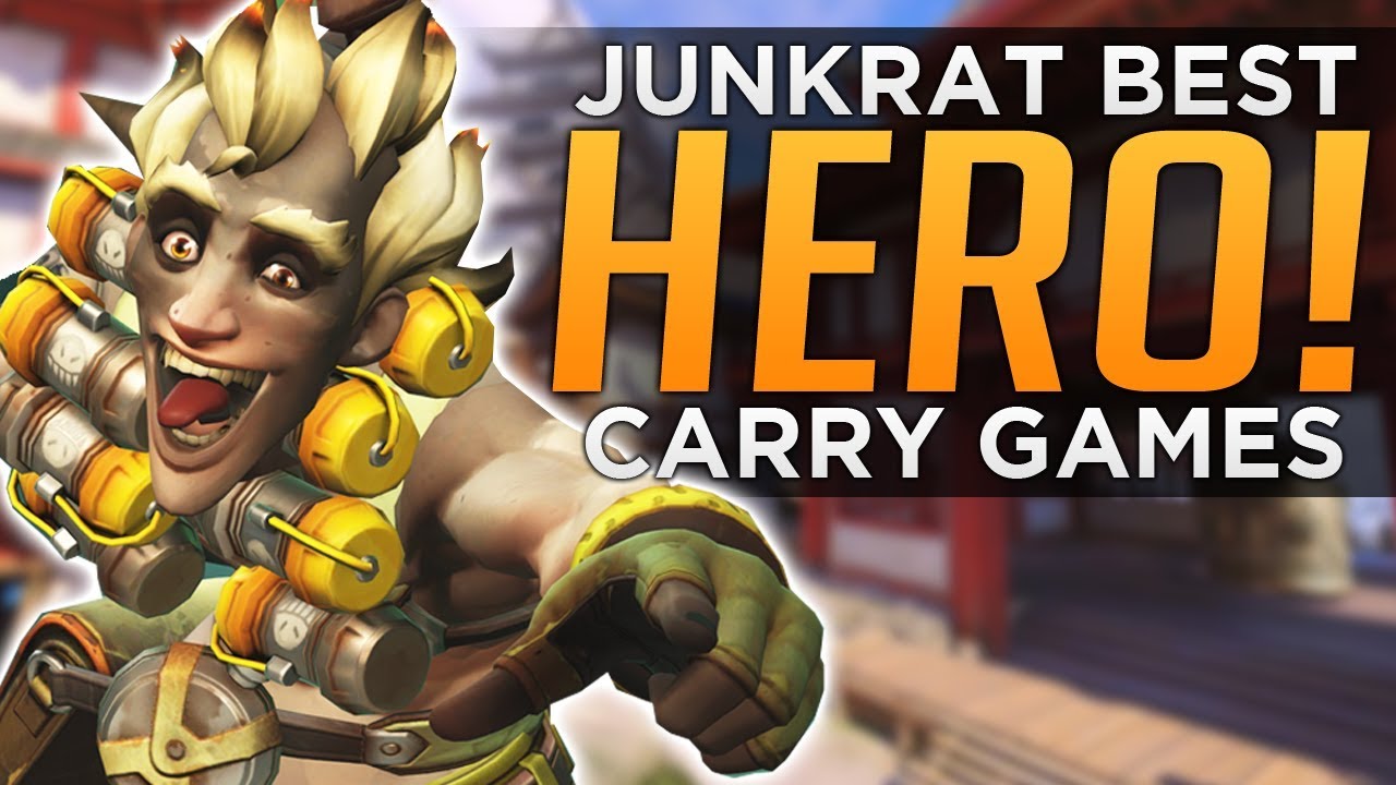Overwatch: Junkrat is KING - The BEST DPS Hero in RANKED!