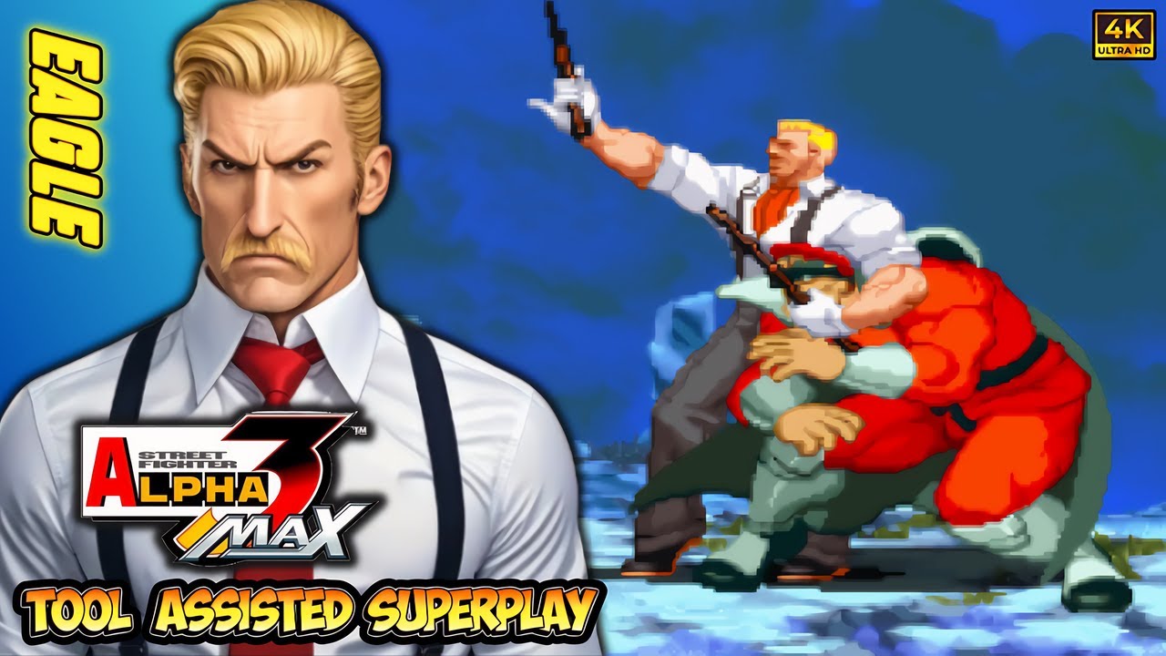 EAGLE at Full Power – Street Fighter Alpha 3 MAX【TAS / PSP Gameplay】