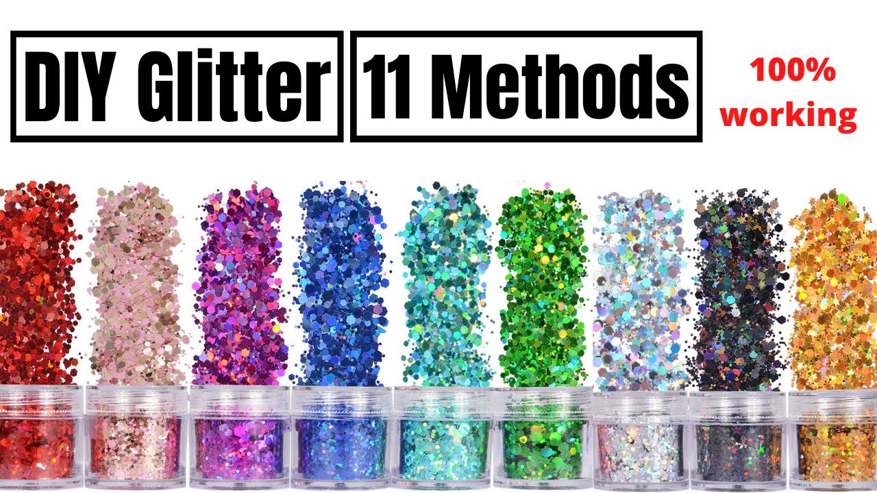 How To Make Glitter At Home|Easy Home Made Glitter | DIY Glitter | DIY Glitter Sand| Minitha Abraham