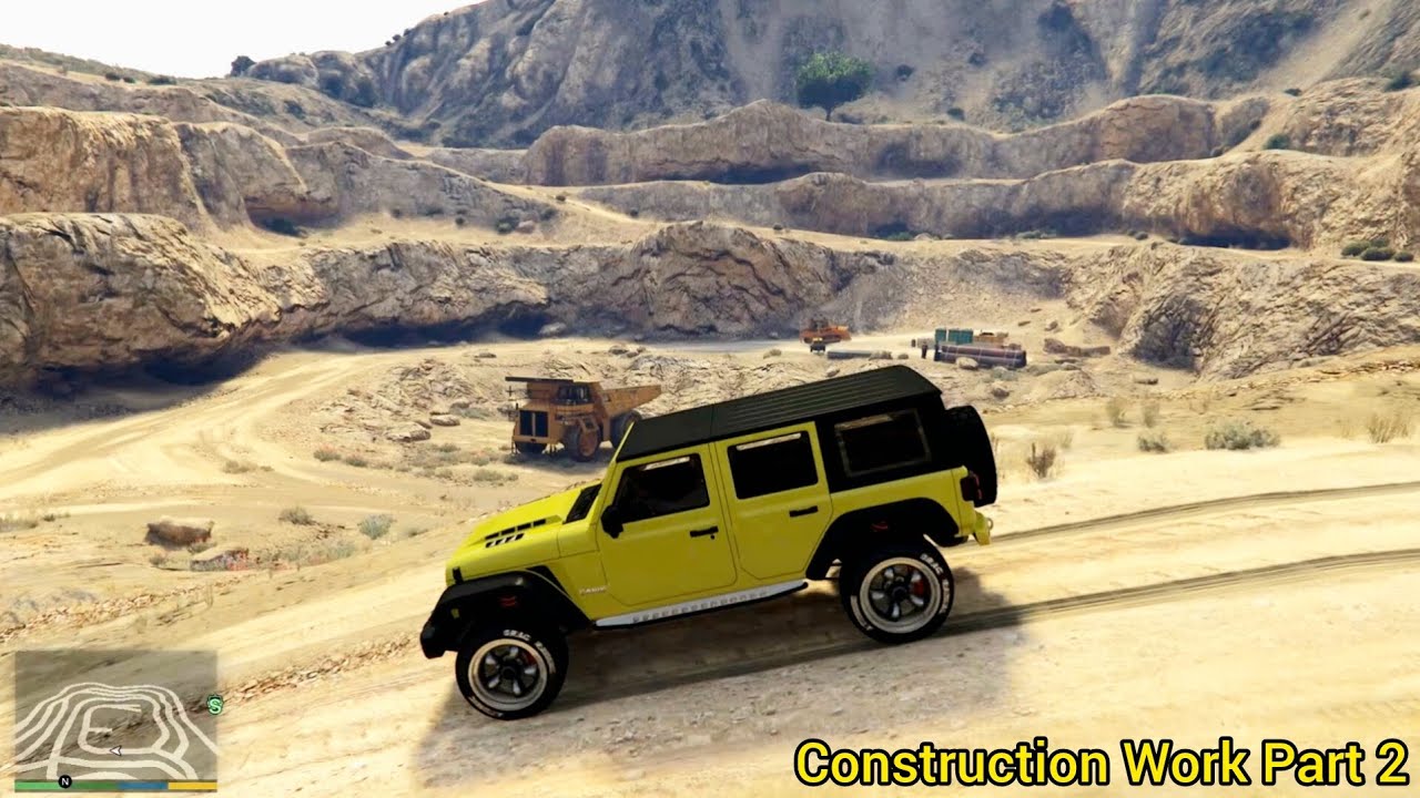 GTA 5 ENHANCED GAMEPLAY - CONSTRUCTION SITE WORK PART 2
