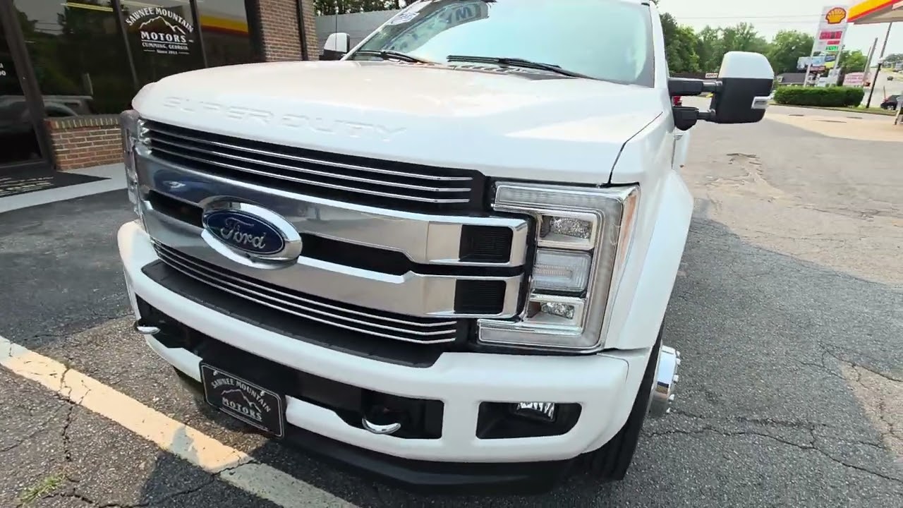 2019 FORD F-450 LIMITED SUPER NICE LOW MILES LOADED