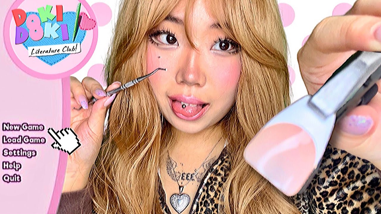 Gyaru gives you a Nail TRANSPLANT💅🏻 (DDLC! ASMR CREEPY)
