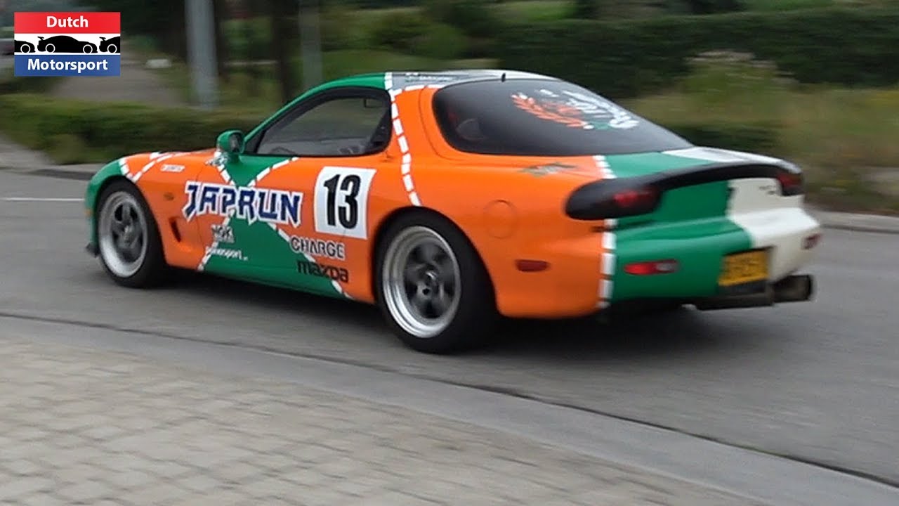 420HP Mazda RX-7 FD3S Single Turbo - Loud Accelerations!