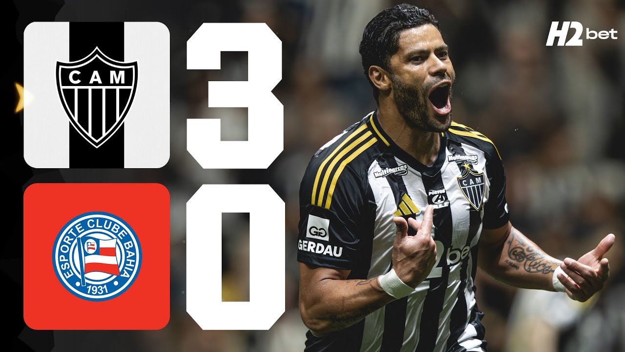 GALO 3x0 BAHIA: GOL 500 do HULK | GOLA&Ccedil;O do IGOR GOMES | PRIMEIRO GOL do BIEL