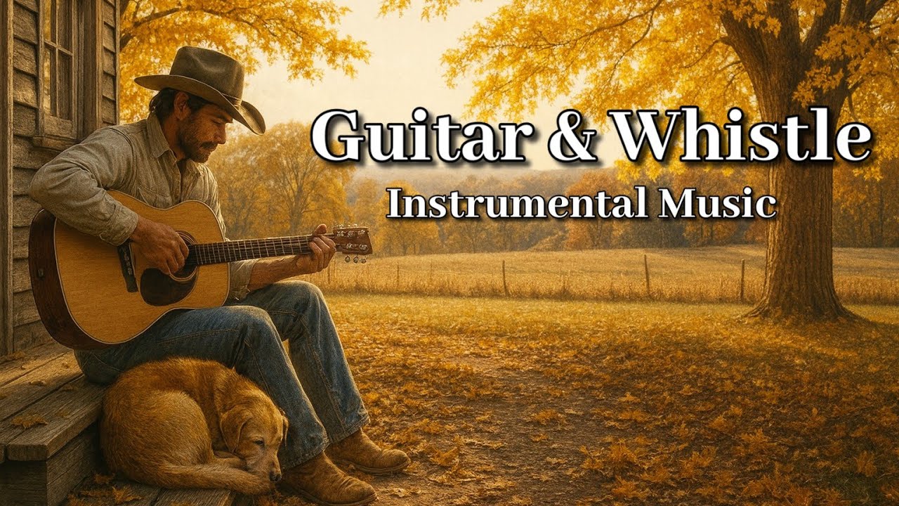 Relaxing Nostalgic Acoustic Guitar & Whistling Music — Calm Background for Relaxation | 1 Hour