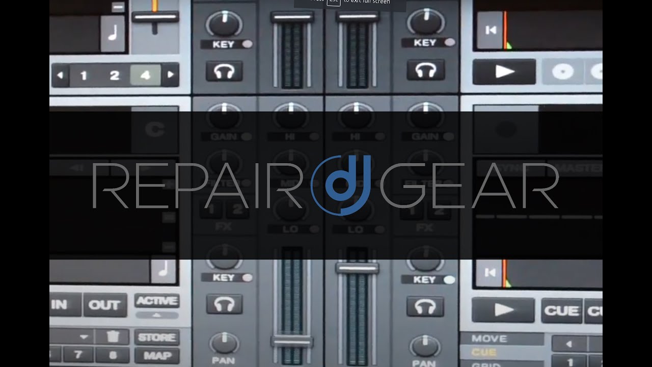 Repair DJ Gear | Glitching Traktor S4 Fader - Channel D