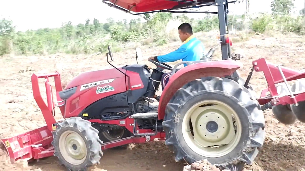 Tractor ยันม่าร์51แรงม้า ปะทะ คูโบต้า50แรงม้า ใช้เกียร์ 1 ดันดิน ความแรงใครเหนือกว่า (EP.2)